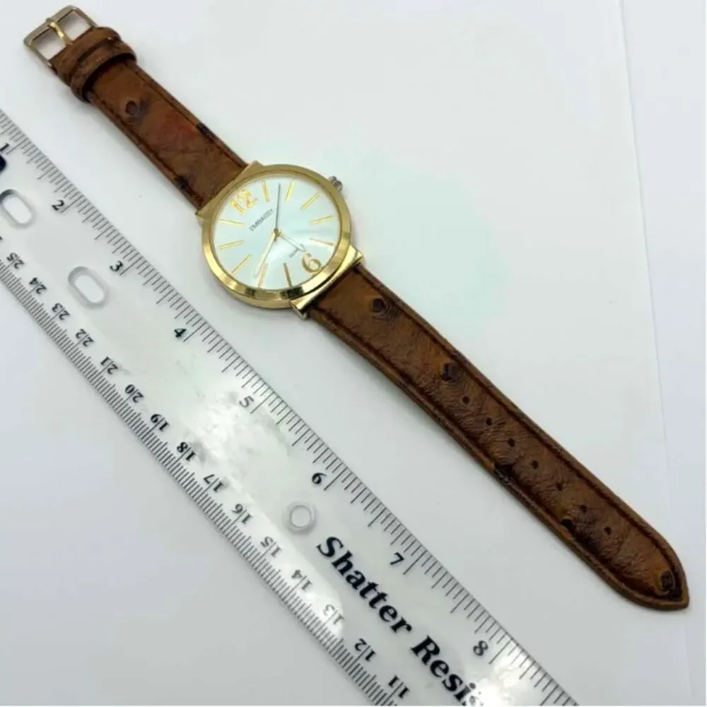 Gold & Brown Embassy Watch